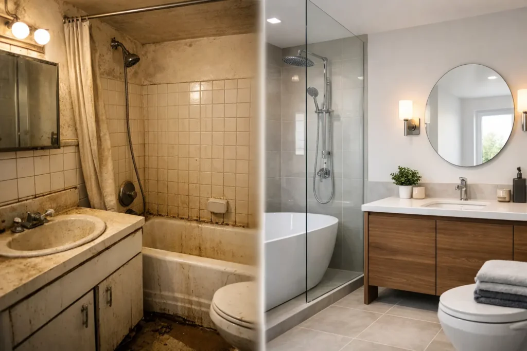 Bathroom Renovations Before and After