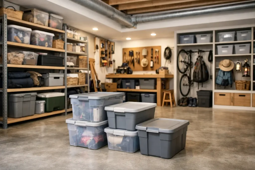 How to Maximize Basement Storage Without Clutter
