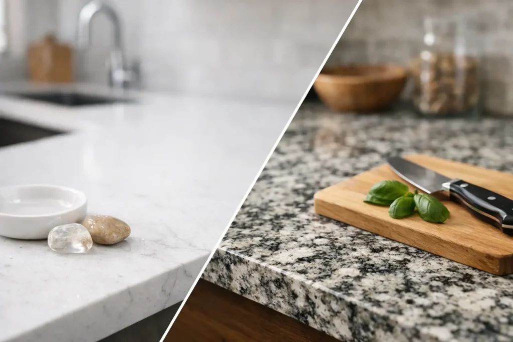 Quartz Versus Granite Countertops Compared